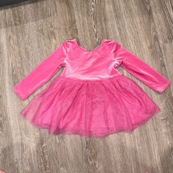 Pink Tulle Little Girls Dress 18-24 months - Picture 1 of 4
